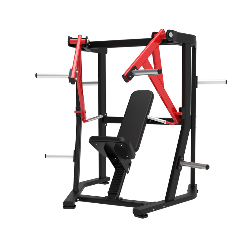 Downward oblique chest push trainer